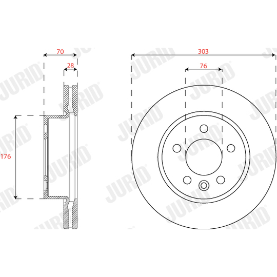 569276J - Brake Disc 