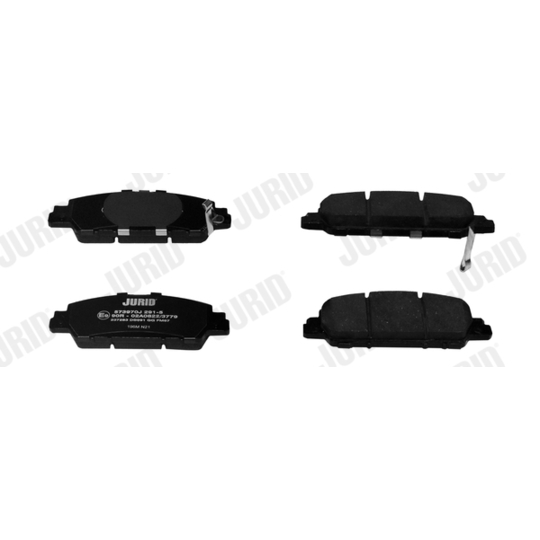 573970J - Brake Pad Set, disc brake 