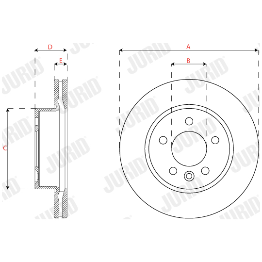 569276J - Brake Disc 