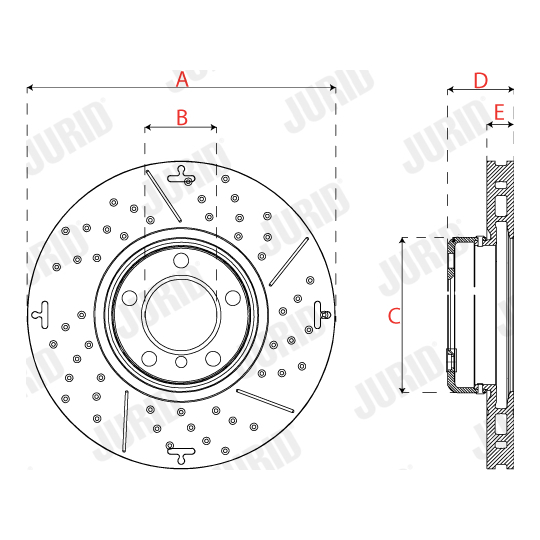 563200JVC-1 - Brake Disc 