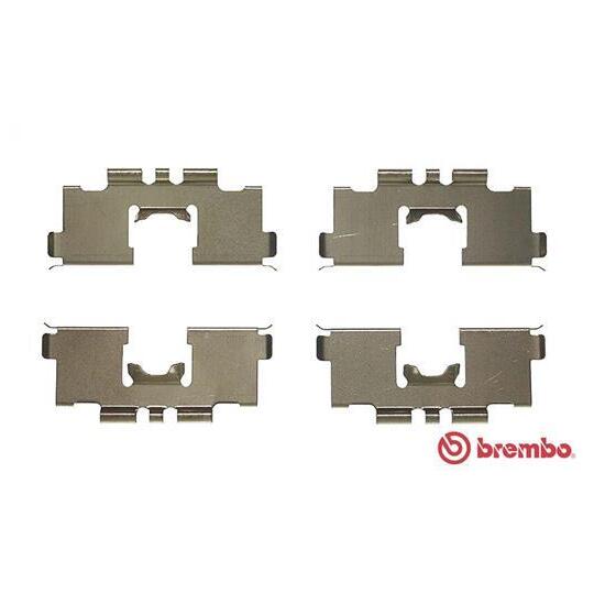 A 02 291 - Accessory Kit, disc brake pad 