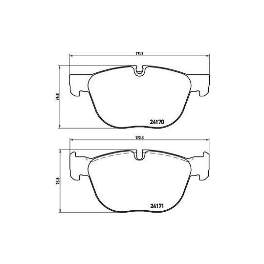 P 06 049X - Brake Pad Set, disc brake 