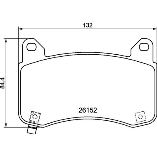 P 09 029 - Brake Pad Set, disc brake 