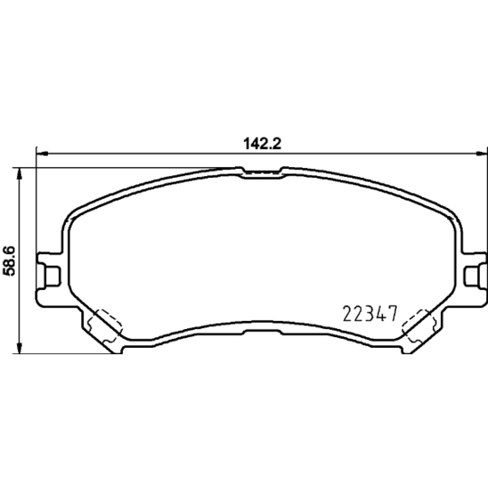 P 68 067X - Brake Pad Set, disc brake 