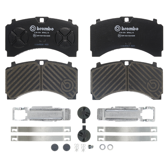 P B4 004 - Brake Pad Set, disc brake 