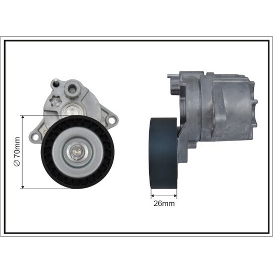 101100SP - Tensioner Lever, V-ribbed belt 