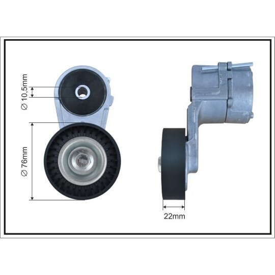 100298SP - Tensioner Lever, V-ribbed belt 