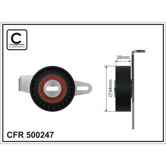 500247 - Hihnankiristin, moniurahihna 