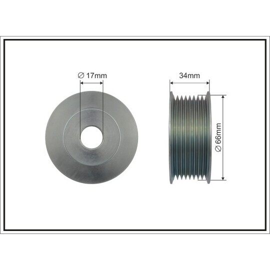 500421 - Pulley, alternator 