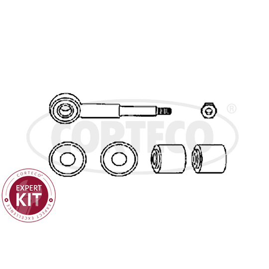 49401307 - Repair Kit, stabilizer coupling rod 