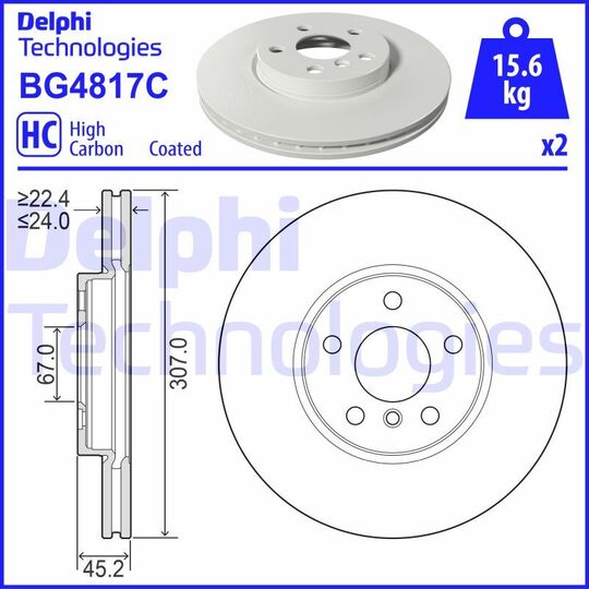 BG4817C - Brake Disc 