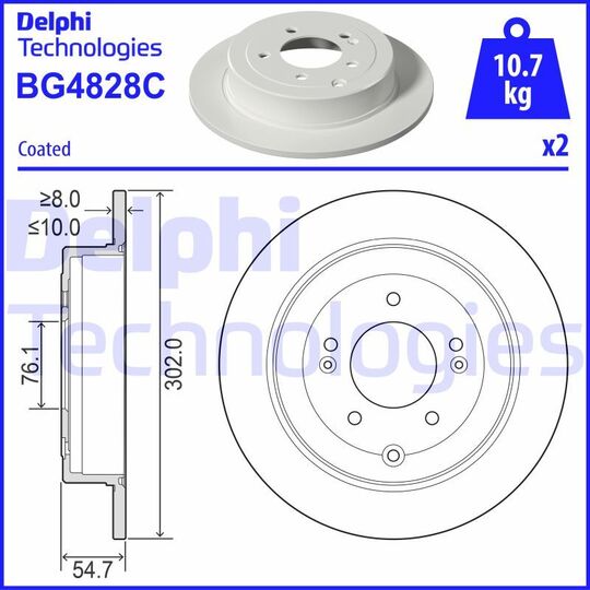 BG4828C - Brake Disc 