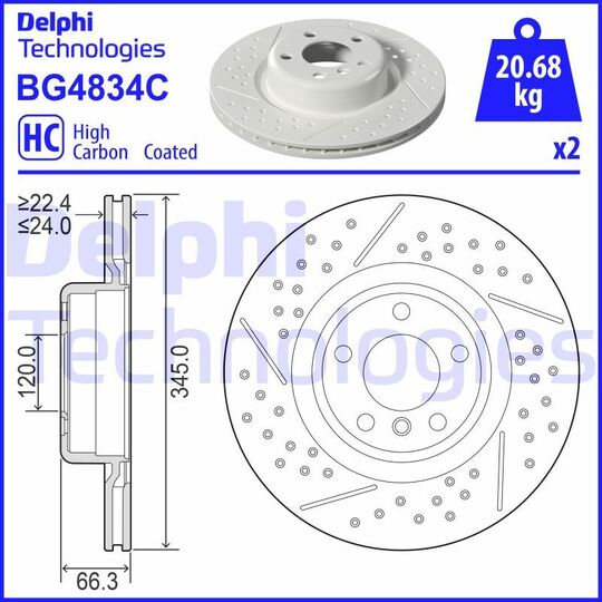 BG4834C - Brake Disc 