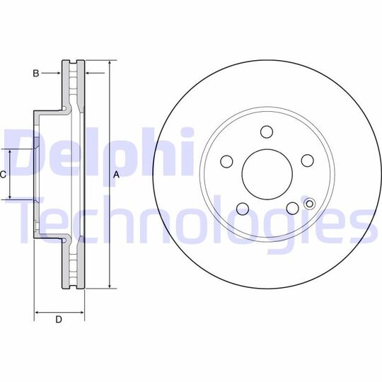 BG4945C - Brake Disc 