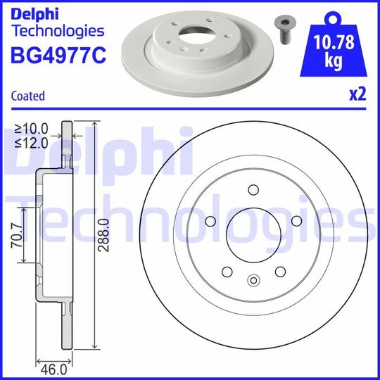 BG4977C - Brake Disc 