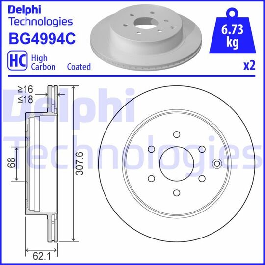 BG4994C - Brake Disc 