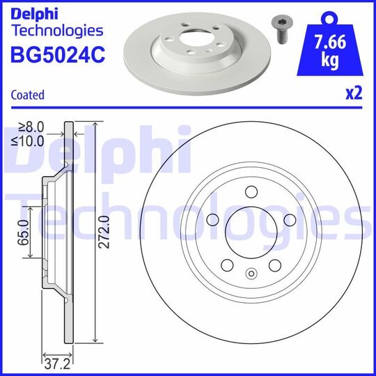 BG5024C - Brake Disc 