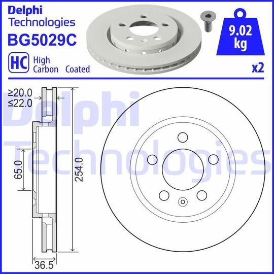 BG5029C - Brake Disc 