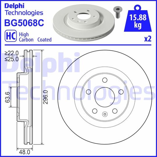 BG5068C - Brake Disc 