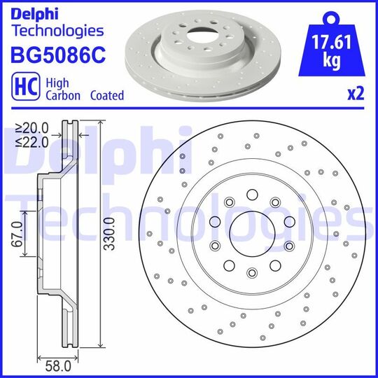 BG5086C - Brake Disc 