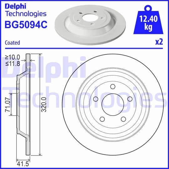 BG5094C - Brake Disc 