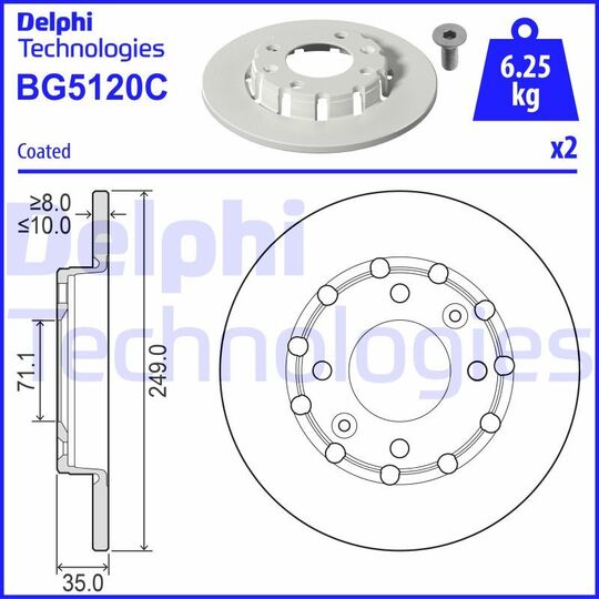 BG5120C - Brake Disc 