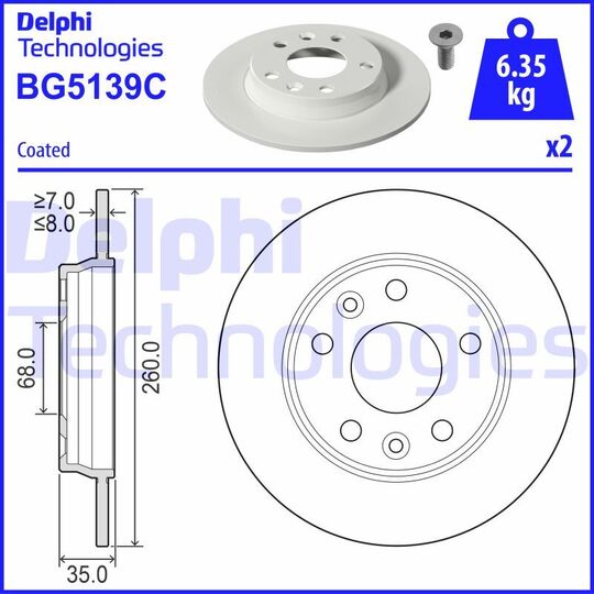 BG5139C - Brake Disc 