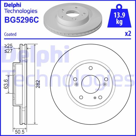 BG5296C - Brake Disc 