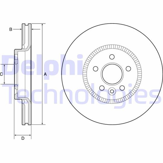 BG9184C - Brake Disc 