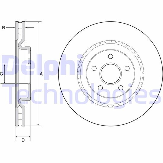 BG9213C - Brake Disc 