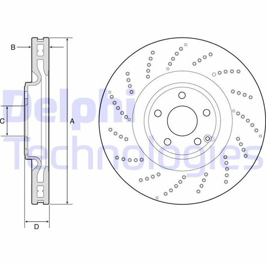 BG9222C - Brake Disc 