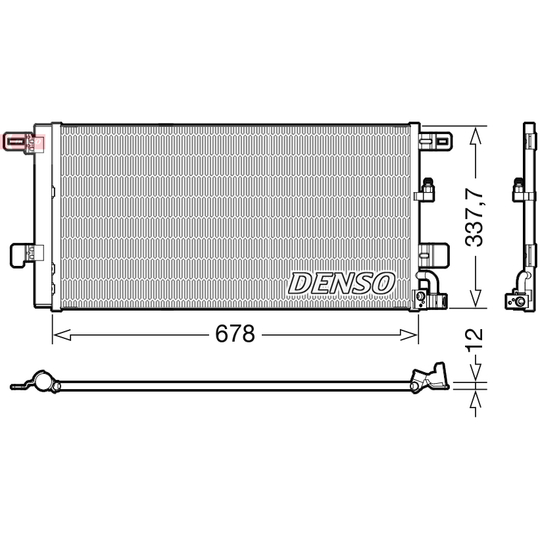 DCN02001 - Condenser, air conditioning 