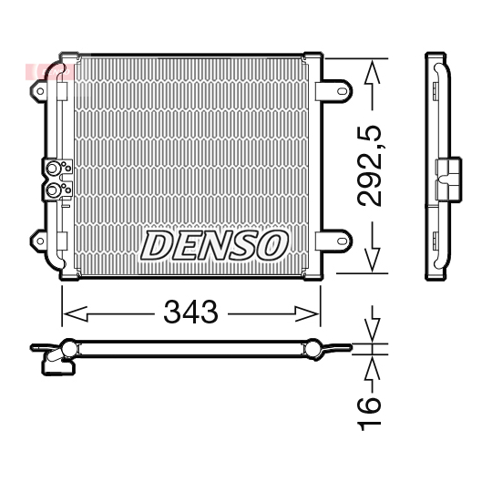 DCN02032 - Kondensor, klimatanläggning 