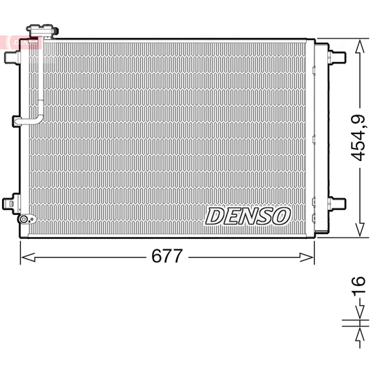 DCN02046 - Condenser, air conditioning 