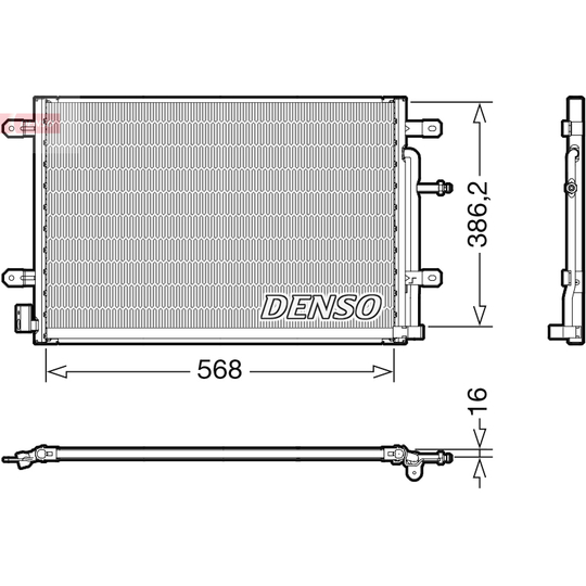 DCN02038 - Condenser, air conditioning 