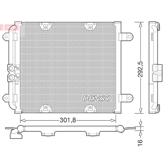 DCN02028 - Condenser, air conditioning 