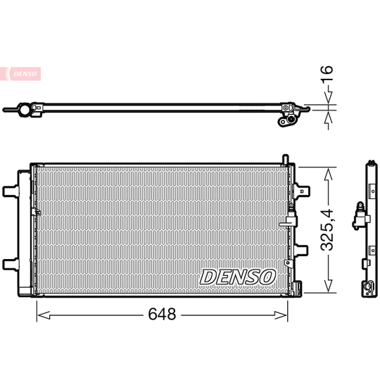 DCN02040 - Condenser, air conditioning 