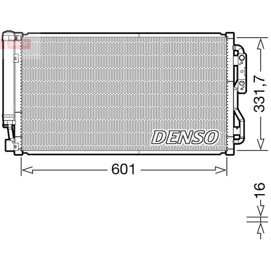 DCN05105 - Condenser, air conditioning 