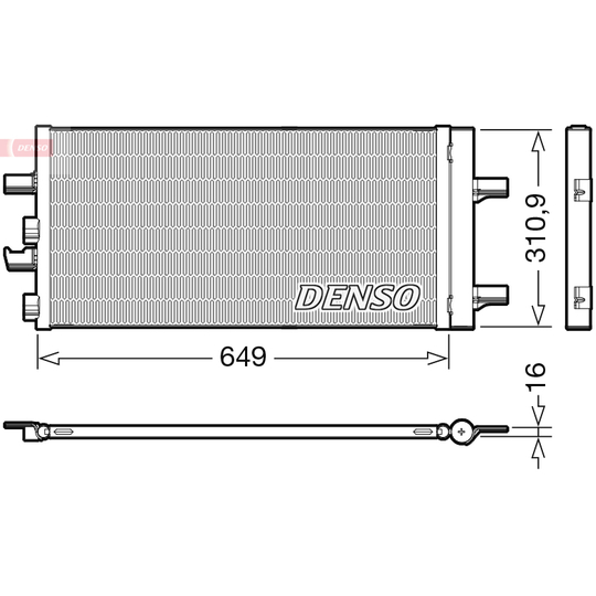 DCN05104 - Condenser, air conditioning 