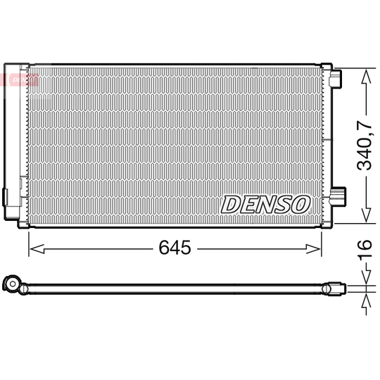 DCN06020 - Condenser, air conditioning 