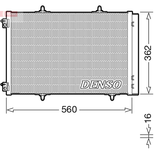 DCN07061 - Condenser, air conditioning 