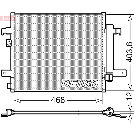 DCN09124 - Condenser, air conditioning 