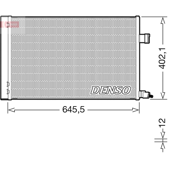 DCN11009 - Kondensor, klimatanläggning 