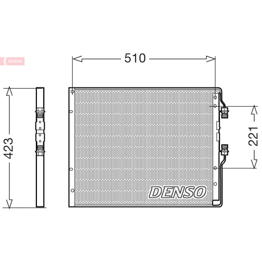 DCN12101 - Condenser, air conditioning 