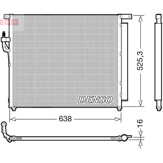 DCN10049 - Condenser, air conditioning 
