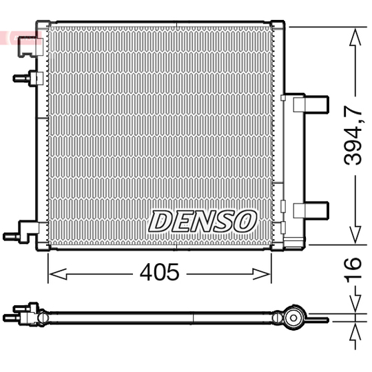 DCN15006 - Condenser, air conditioning 