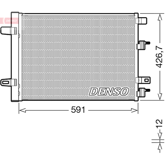 DCN17063 - Condenser, air conditioning 