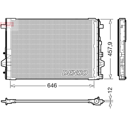 DCN17059 - Condenser, air conditioning 