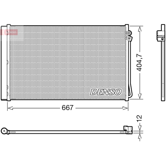 DCN17062 - Condenser, air conditioning 