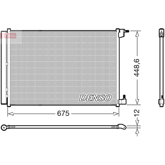 DCN17060 - Condenser, air conditioning 